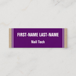 Grundlegende und Minimalistische Mini Visitenkarte