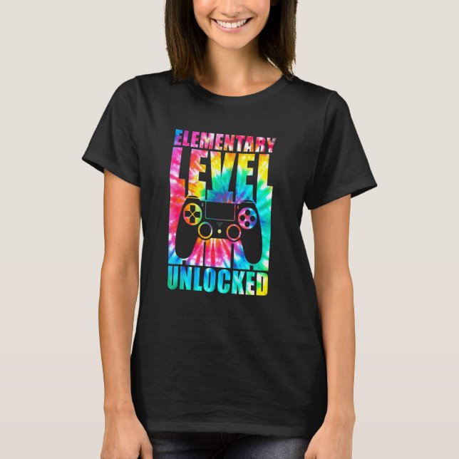 Grundlegende, ungesicherte Gefärbte Krawatte zurüc T-Shirt (Vorderseite)