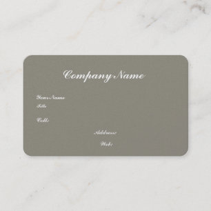 Grundlegende weiße Vorlage Business Card mit blaue Visitenkarte