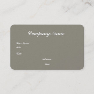 Grundlegende weiße Vorlage Business Card mit blaue Visitenkarte