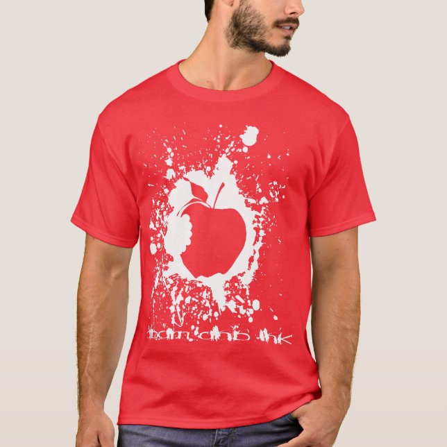 Grundlegender Apfelentwurf ADAMS und der TINTE T-Shirt (Vorderseite)