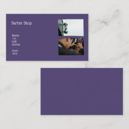 GRUNDLEGENDER BUSINESS CARD-Friseur Visitenkarte