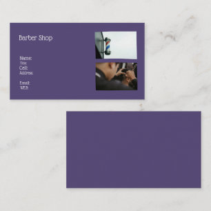 GRUNDLEGENDER BUSINESS CARD-Friseur Visitenkarte