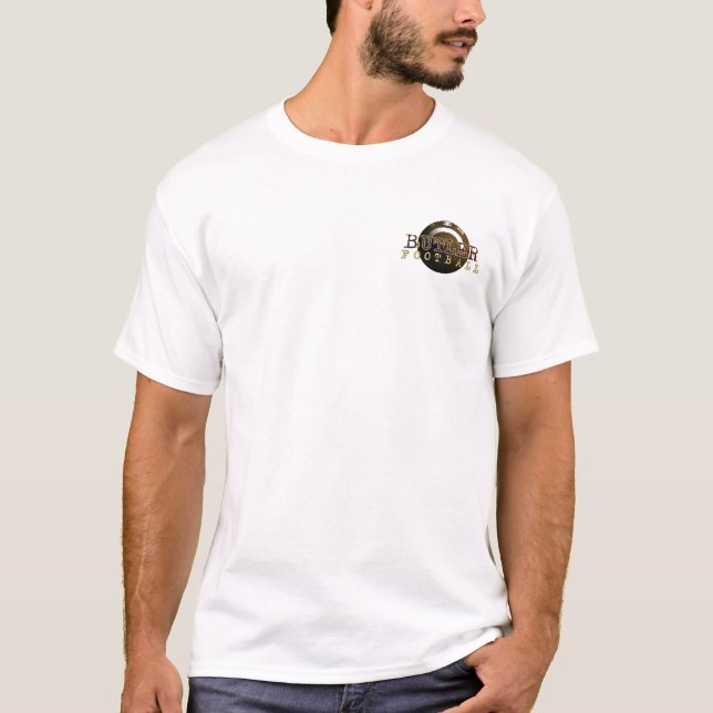 Grundlegender Butler-Fußball-Entwurf #2 T-Shirt (Vorderseite)