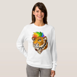 Grundlegender das Lonsleeve der T-Shirt