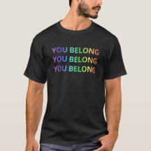Grundlegender dunkler der Stolz-T - Shirt der