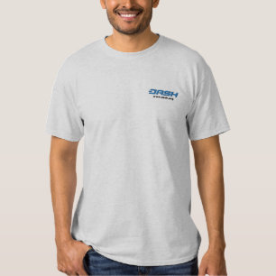 Grundlegender gestickter SCHLAG T - Shirt ET1
