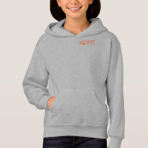Grundlegender Hoodie des Mädchens Zip