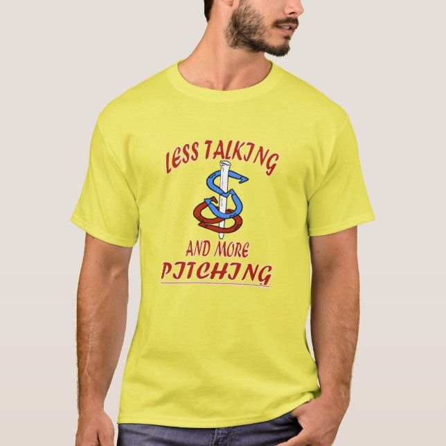 Grundlegender HorseShoe Pitching Tee (Vorderseite)