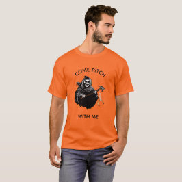 Grundlegender Hufeisen-Wurf-TEE T-Shirt