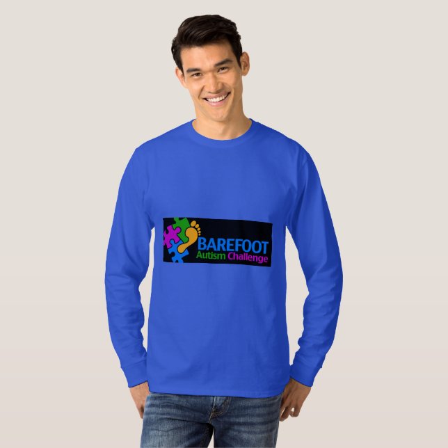 Grundlegender langer die Hülsen-T - Shirt (Vorne ganz)