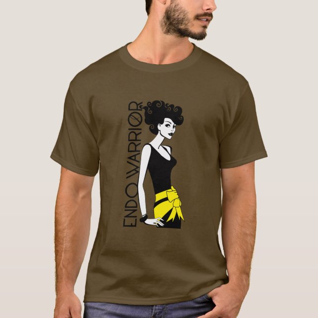 Grundlegender langer die Hülsen-T - Shirt ENDO (Vorderseite)