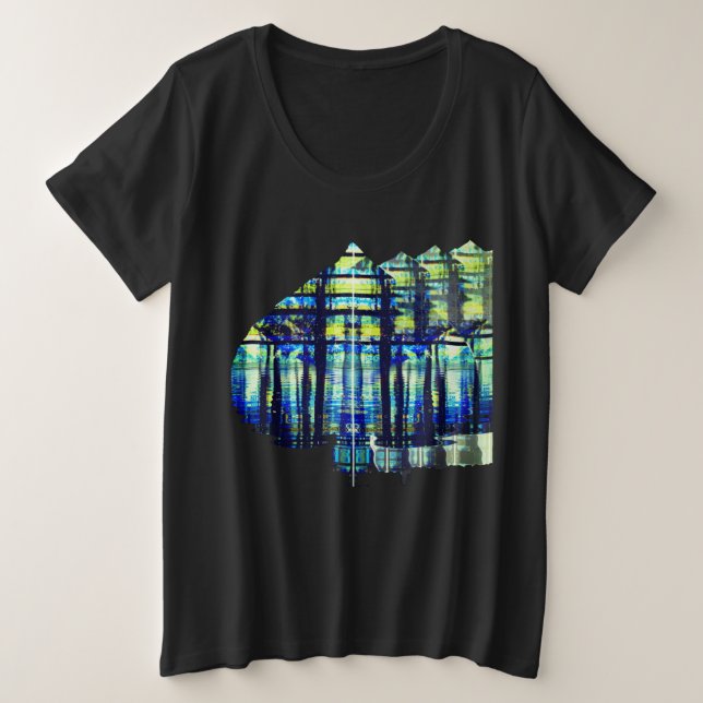 Grundlegender T - Shirt der Leerlaufbreite (Design vorne)