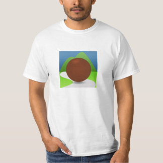 Grundlegender T - Shirt, Front und hintere Logos T-Shirt