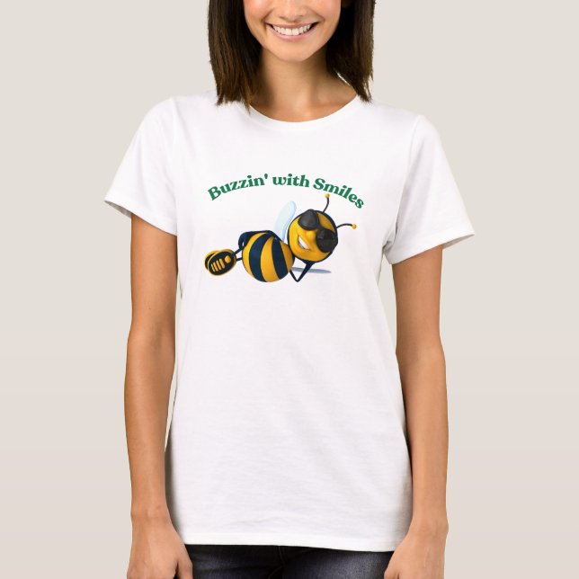 Grundlegender T - Shirt im Buzzinstil (Vorderseite)