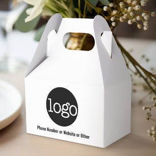 Grundlegender Text für Office-Firmenlogos CAN EDIT Geschenkschachtel