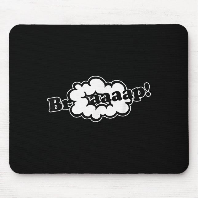 Grundlegendes Angebot Braaap Meme Funny Simple Mousepad (Vorne)