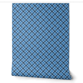 grundlegendes Blau/Babyblau Gingham Karo  Tapete