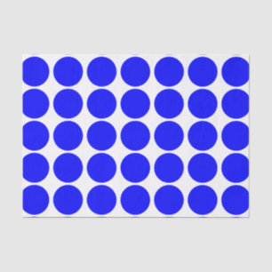 Grundlegendes blaues Tupfen-Seidenpapier Seidenpapier