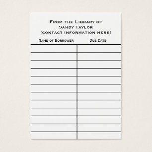 Grundlegendes Buch-Einsatz-Karte