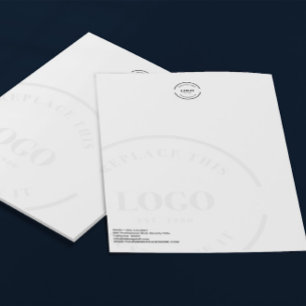 Grundlegendes Firmenlogo, Wasserzeichen Briefbogen