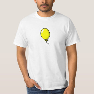 Grundlegendes gelbes Ballon-Shirt T-Shirt