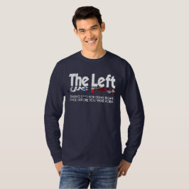 Grundlegendes langes die Hülsen-T-Shirt der Männer T-Shirt