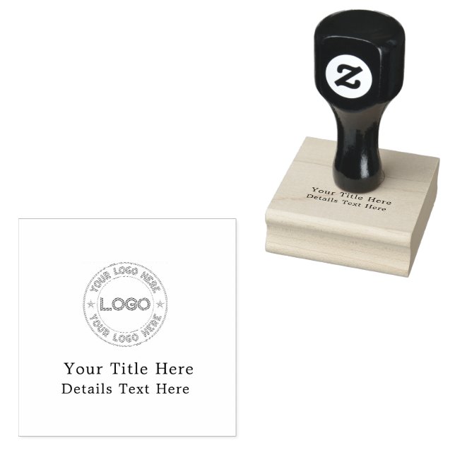 Grundlegendes Logo Custom Gummistempel (Stempel)