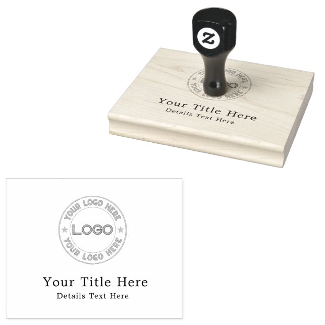 Grundlegendes Logo Custom Gummistempel (Stempel)