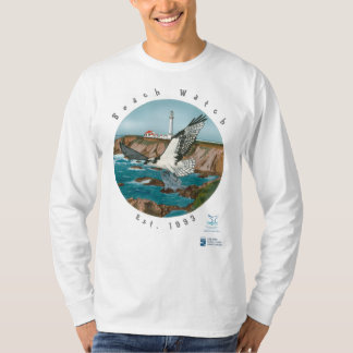 Grundlegendes LS-T-Shirt mit Nordküsteosprey-Front T-Shirt