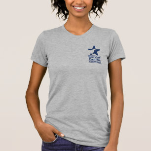Grundlegendes Marinelogo und -website T-Shirt