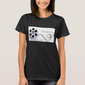 Grundlegendes Schwarzes T-Shirt die Baumwolle der