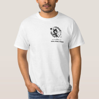 Grundlegendes Weiß Tomcat-Tätowierung T-Shirt