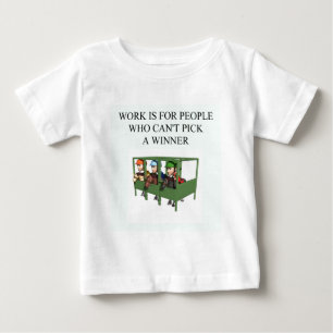 gründlicher gezüchteter Pferderennenentwurf Baby T-shirt
