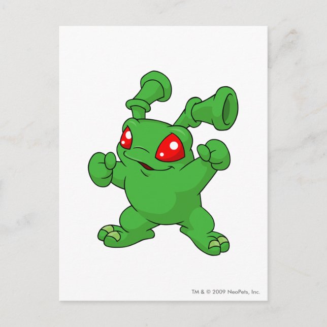 Grundo Green Postkarte (Vorderseite)