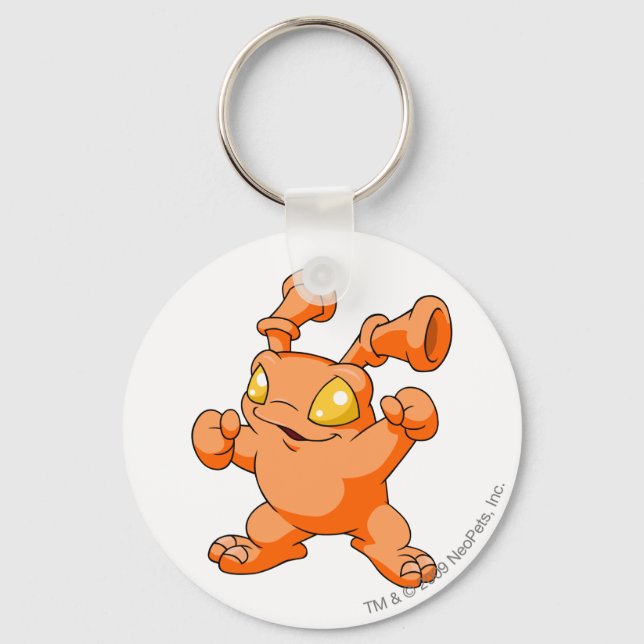 Grundo Orange Schlüsselanhänger (Vorderseite)