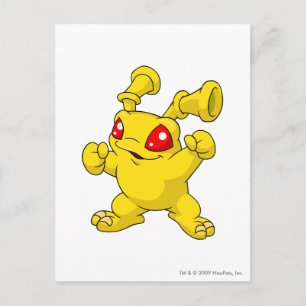 Grundo Yellow Postkarte