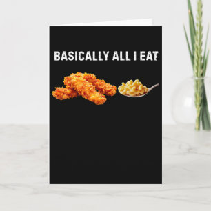 Grundsätzlich esse ich nur Chicken Tenders Mac N ' Karte