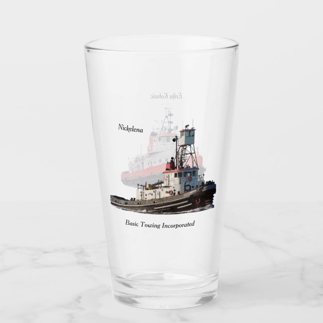 Grundschleppglas Glas (Vorderseite)