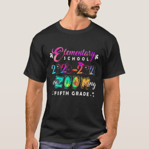 Grundschule 2020-2021 in Zooming 5. Klasse T-Shirt