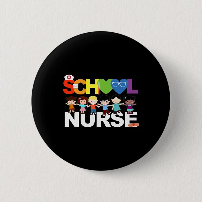 Grundschule: Krankenpflege zurück zur Schule Button (Vorderseite)