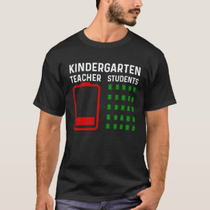 Grundschullehrer Kindergarten Lehrer Niedrige Batt T-Shirt