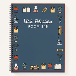 Grundschullehrer Personalisiertes Notebook Notizbuch