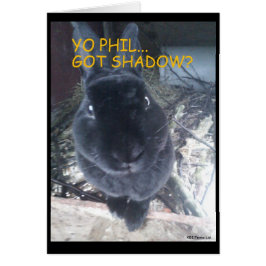 Grundschwein-Tag/Ostern-Karte