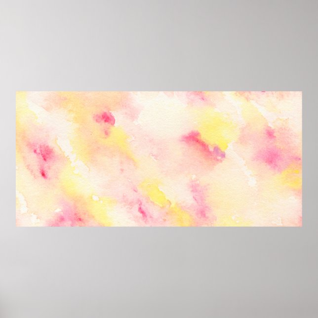 Grundstruktur Aquarell Poster (Vorne)