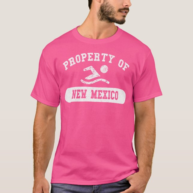 Grundstück des Schwimmens in New Mexico T-Shirt (Vorderseite)