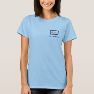 Grundstück-Führungskräfte, personalisiertes Bab T-Shirt