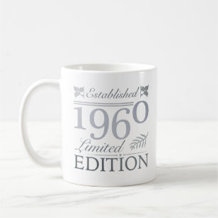 Gründung 1960 60. Geburtstag Kaffeetasse