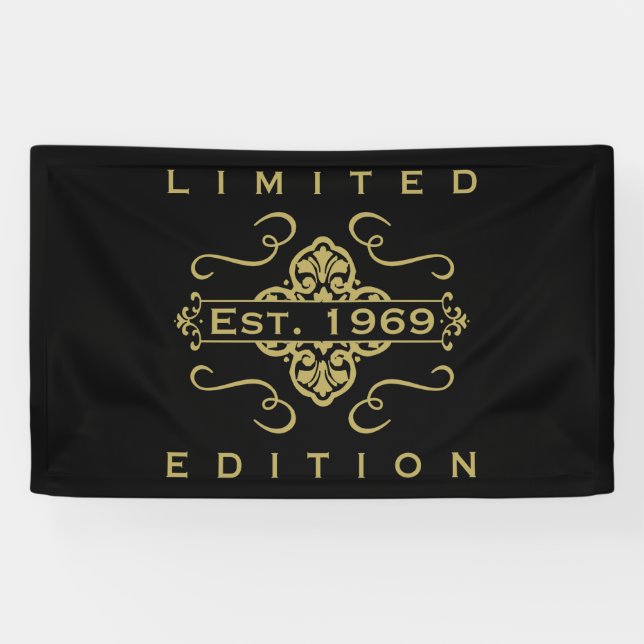 Gründung 1969 Geburtstag Banner (Horizontal)
