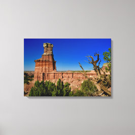 Gründung eines Leuchtturms in Palo Duro Canyon Leinwanddruck